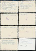 cca 1930-1960 Pozsonyi utcarészletek, 11 db fotó, hátuljukon feliratozva, 6×9 cm