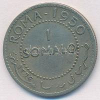Szomália 1950. 1S Ag T:2-,3 Somalia 1950. 1 Somalo Ag C:VF,F Krause KM#5