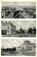 1933 Szepsi, Abaújszepsi, Moldava nad Bodvou; templom, városháza, Emil Davidovics áruháza és saját kiadása / church, town hall, shop