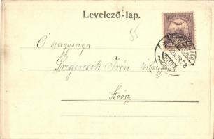 1901 Ógyalla, Stara Dala, Hurbanovo; Konkoly-Thege kastély. Meisenbach Riffarth & Co. Graph. Kun...