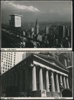 cca 1930-1940 H. B. Leon: New York, 2 db feliratozott fotó, a széleken kis sérülésekkel, 13×19 cm