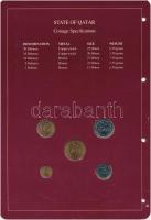 Katar 1973-1990. 1D-50D (5xklf) forgalmi sor karton díszcsomagolásban, bélyeggel T:1-
Qatar 1973-19...