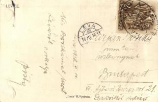 1938 Léva, Levice; Jubileumi iskola / Jubilejna Skola / Jubilee school "1938 Léva visszatért&qu...