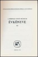 A Hermann Ottó Múzeum évkönyve. XX. kötet. Szerk.: Szabadfalvi József. Miskolc, 1981, Hermann Ottó M...