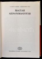 O. Nagy Gábor, Ruzsiczky Éva: Magyar szinonimaszótár. Bp., 1978, Akadémiai Kiadó. Kiadói egészvászon...