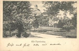 1902 Kistapolcsány, Topolcianky; Gróf Keglevich kastély (József főherceg kastély) / castle