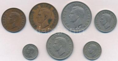 Új-Zéland 1940-1952. 1/2p-1/2C (7xklf) T:2,2-
New Zealand 1940-1952. 1/2 Penny - 1/2 Crown (7xdiff)...