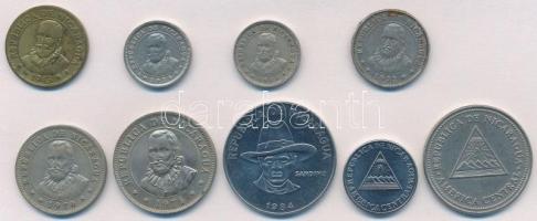Nicaragua 1943-1997. 5c-5C (9xklf) T:2,2-
Nicaragua 1943-1997. 5 Centavos - 5 Cordobas (9xdiff) C:X...