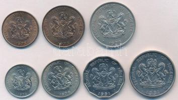 Nigéria 1973-1991. 1/2k-1N (7xklf) T:1-,2
Nigeria 1973-1991. 1/2 Kobo - 1 Naira (7xdiff) C:AU,XF