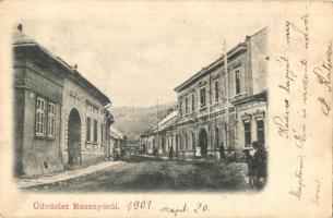 1901 Rozsnyó, Roznava; utcakép / street view (EK)