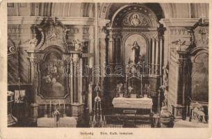 1916 Ipolyság, Sahy; Római katolikus templom, belső / church interior (EK)