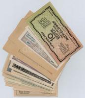 Ausztria 1920-1921. 30db-os papír szükségpénz tétel T:I,I- Austria 1920-1921. 30pcs of paper necessi...