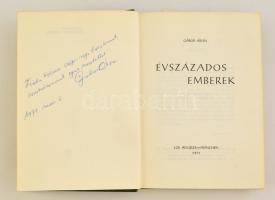 Gábor Áron: Évszázados emberek. Los Angeles-München, 1971, XX. Század, (Ledermüller Olivér-ny.), 365...