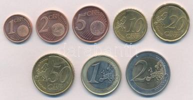 Ciprus 2008. 1c-2E (8xklf) forgalmi sor T:2 Cyprus 2008. 1 Cent - 2 Euro (8xdiff) coin set C:XF