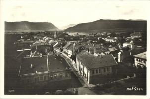 Rozsnyó, Roznava; Ludvig Neumann és Haltenberger üzlete / panorama view with shops "1938 Rozsnyó visszatért" So. Stpl