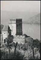 Magyarországi várak: Diósgyőr, Visegrád, Kisnána, Boldogkőváralja, stb., 11 db sajtófotó, hátuljukon...