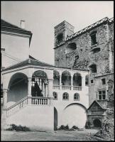 Sárospatak, képek a várból, 5 db sajtófotó, hátuljukon feliratozva, 23,5×17 cm