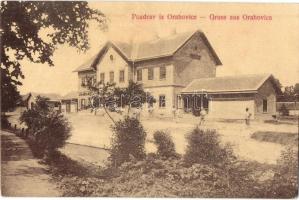 Raholca, Orahovica; Vasútállomás. W. L. (?) 716. / railway station (Rb)