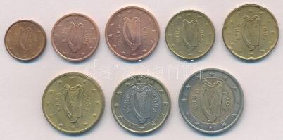 Írország 2002. 1c-2E (8xklf) forgalmi sor T:2
Írország 2002. 1 Cent - 2 Euro (8xdiff) coin set C:XF