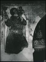 Magyarországi templomok: Nagybörzsöny, Vác, Vizsoly, stb., 6 db sajtófotó, hátuljukon feliratozva, k...