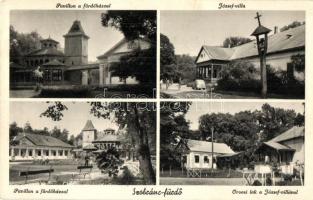 Szobráncfürdő, Sobrance; József villa, Orvosi lak, pavilon és fürdőház / villa, pavilion, spa, doctors home (non PC)