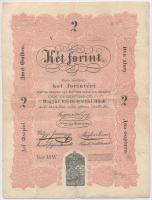 1848. 2Ft Kossuth bankó T:III kis szakadások