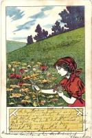 70 db RÉGI motívumos képeslap; humor, hölgyek, hajó, közte litho, vegyes minőségben / 70 pre-1945 mo...