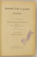 Kossuth Lajos Iratai. V. kötet: Történelmi tanulmányok. Első rész: 1860-1863. (Magyar ügyek.) Másodi...