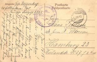 Kaifen se schene Sachens / Jewish salesman. WWI military field post. S. V. D. Nr. 1569/6. Judaica ar...