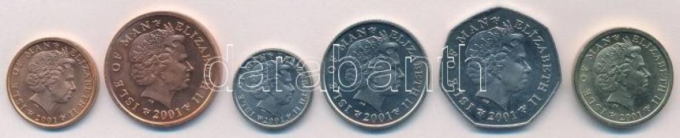 Man-sziget 2001. 1p-1Ł (6xklf) T:1-
Isle of Man 2001. 1 Penny - 1 Pound (6xdiff) C:AU