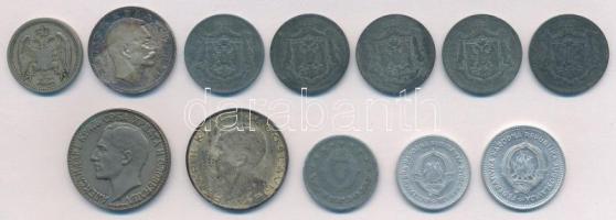 Szerbia / Jugoszlávia 1884-1953. 10p-20D (8xklf) közte 1912. 1D Ag, 1938. 20D Ag T:vegyes
Serbia / ...