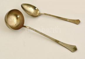 Kommer alpakka evőeszköz készlet (26 db), eredeti dobozában, jelzett