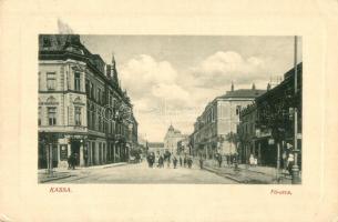 1911 Kassa, Kosice; Fő utca, gyógyszertár (gyógytár). W.L. Bp. 6207. / main street with pharmacy (EK)