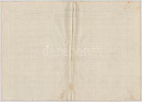 Pécs 1941. "Dunántúli Bank Részvénytársaság" névre szóló részvénye 100P-ről szelvényekkel,...