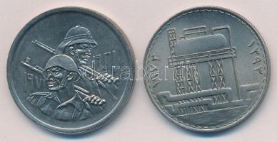Irak 1971. 500f Ni "Iraki hadsereg 50. évfordulója" + 1973. 500f Ni "Olaj államosítás...