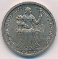 Francia Óceánia 1949. 2Fr Cu-Ni próbaveret T:1,1-
French Oceania 1949. 2 Francs Cu-Ni essai C:UNC,A...