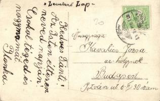 1913 Keszthely, Szigetfürdő, Balatoni fürdőház kis híddal. photo (EK)