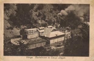 1922 Vihnye, Kúpele Vyhne; Kachelmann és Társai sörgyár / brewery (r)