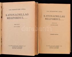 Somogyváry Gyula: Katonacsillag megfordul. Bp.,1944, Singer és Wolfner. Első kiadás. Kiadói félvászo...