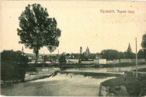 Késmárk, Kezmarok; Poprád folyó. W.L. Bp. 2905. / River Poprad