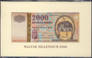 2000. 2000Ft "Millenium" T:I Eredeti bontatlan díszcsomagolásban!
