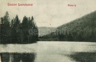 1911 Szomolnok, Schmölnitz, Smolnik; Dénesi tó. W.L. Bp. 2677. / Úhorná lake (EK)