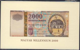 2000. 2000Ft "Millenium" T:I Eredeti bontatlan díszcsomagolásban!
