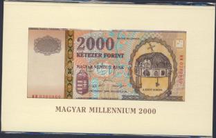 2000. 2000Ft "Millenium" T:I Eredeti bontatlan díszcsomagolásban!