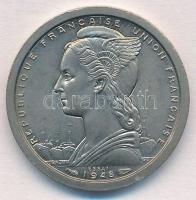 Kamerun / Francia mandátumterület 1948. 1Fr Cu-Ni próbaveret T:1,1-
Cameroon / French mandate 1948....