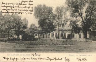1904 Komárom, Komárnó; Újváros, Igmándi úti részlet / street view (EK)