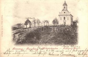 1900 Pozsony, Pressburg, Bratislava; Mélykút kápolna / Tiefenweg-Kapelle / chapel (EK)