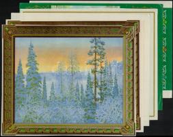 1979 Szovjet gyufacímke gyűjtemény, a szovjet erdészeti minisztérium speciális olimpiai alkalmi kiad...