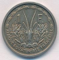 Francia Egyenlítői-Afrika 1948. 1Fr Cu-Ni próbaveret T:1,1- French Equatorial Africa 1948. 1 Franc Cu-Ni essai C:UNC,AU Krause KM#E1