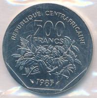 Közép-afrikai Köztársaság 1985. 500Fr Cu-Ni próbaveret, lezárt tasakban T:1
Central African Republi...